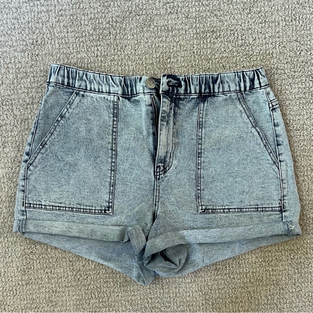 High Waisted Jean Shorts